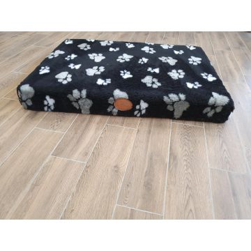 Lovely Nights blokkussen teddy 2 poot zwart