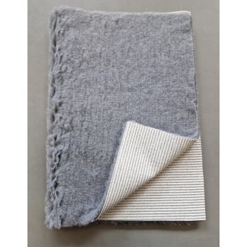 Lovely Nights vetbed anti slip uni grijs (ongebiesd)