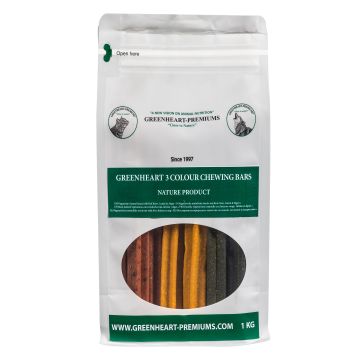 Greenheart 3 Color Chewing Bars
