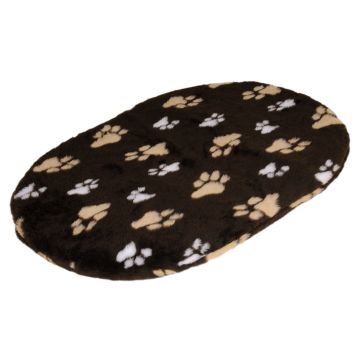 Lovely Nights teddykussen ovaal 2 poot bruin